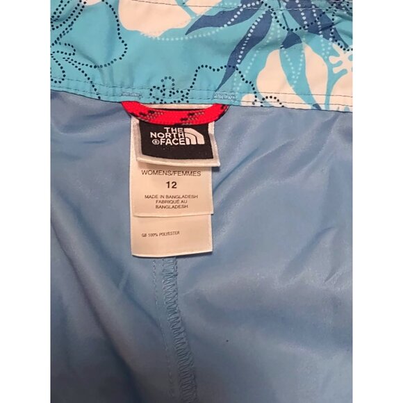 The North Face Pants Pale Blue Utility Cropped Hook & Loop Closure Outdoor Sz 12 - Picture 4 of 6